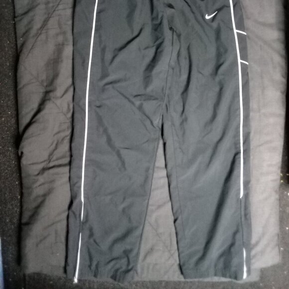 Vintage Y2K Nike Striped Mesh Lined Wind Pants Joggers Trainers - Picture 3 of 8